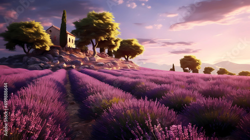 Fields of Lavender in Provence 