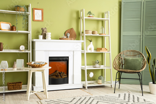 Interior of living room wit...