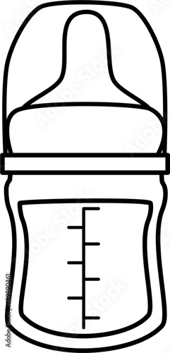 Breastfeeding equipment doodle, breast pump doodle