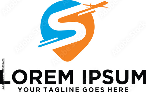 Travel Booking holiday logo design