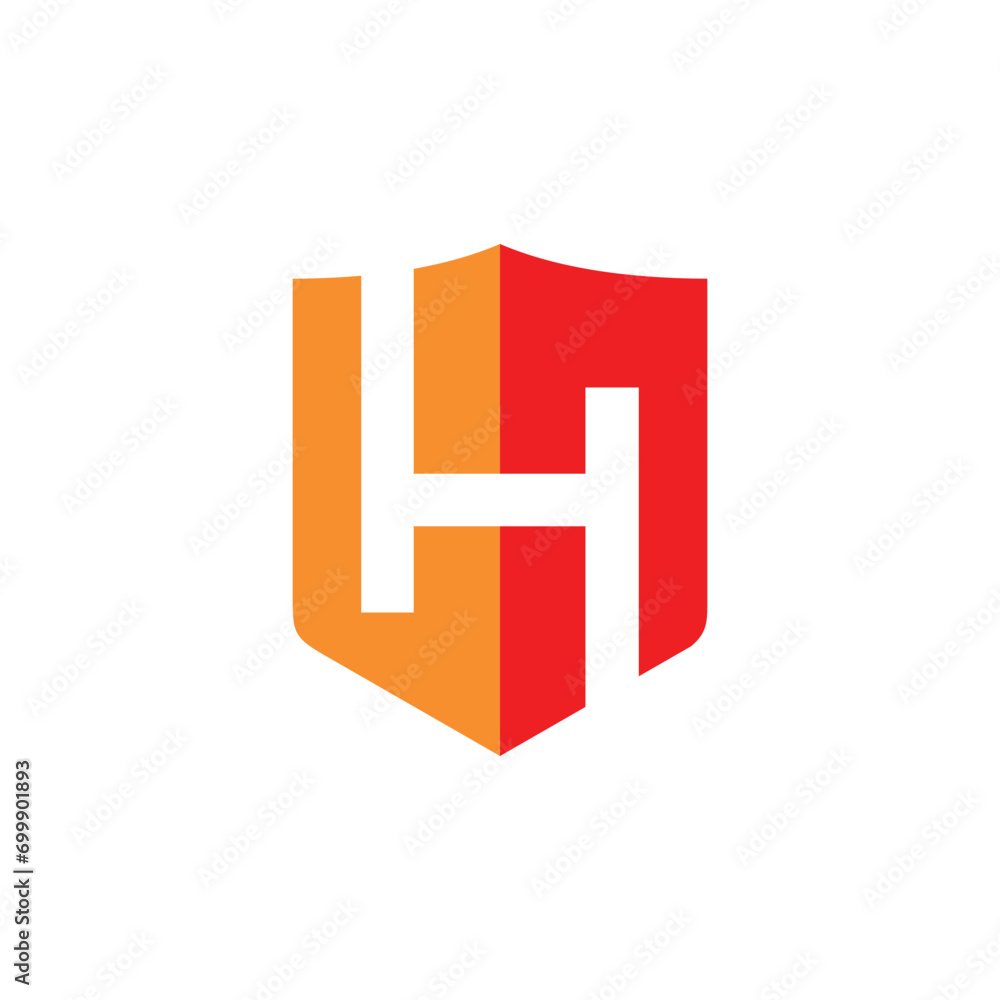 Obraz premium letter h logo design