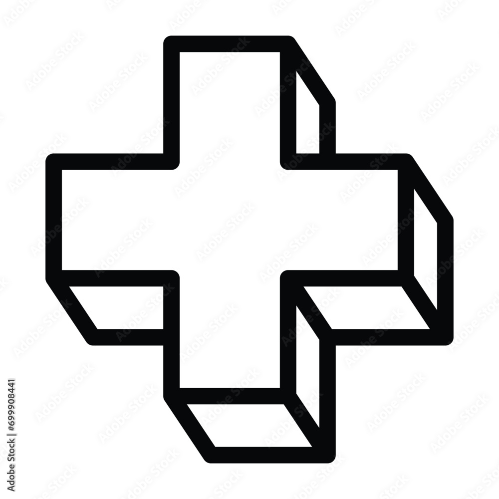 cross sign vector icon cross sign vector icon