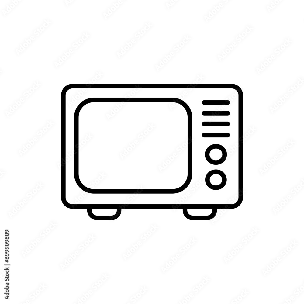 Retro tv outline icons, minimalist vector illustration ,simple transparent graphic element .Isolated on white background Retro tv outline icons, minimalist vector illustration ,simple transparent graphic element .Isolated on white background