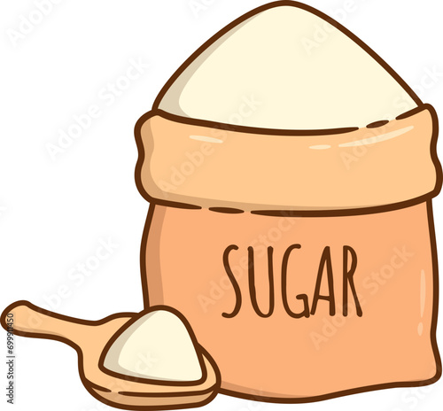 A Bag of Sugar for Making Pancakes, Pancake Day Icon