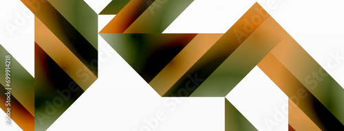 Minimalist elegance - lines, squares, triangles converge on white. Geometry essence showcased in serene harmony. Harmonizing essential shapes on a pristine backdrop
