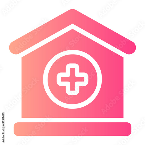 shelter gradient icon
