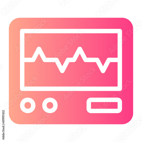 seismograph gradient icon