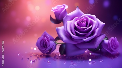 Purple Valentine s Rose