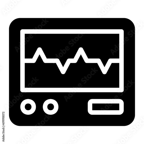 seismograph glyph icon