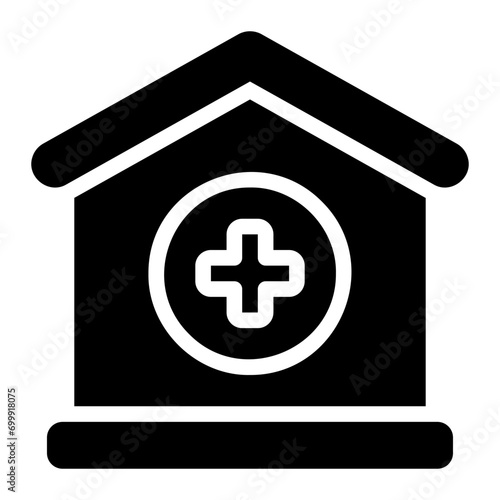 shelter glyph icon