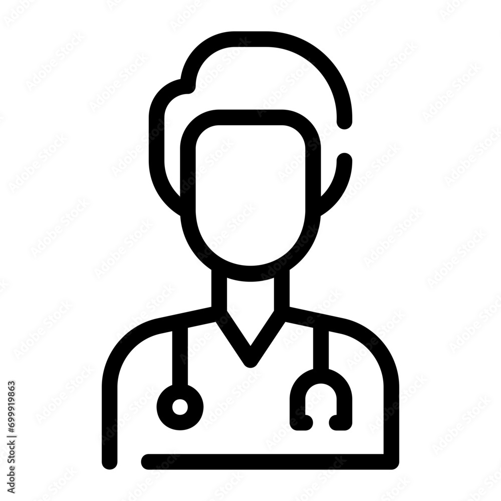 doctor line icon doctor line icon