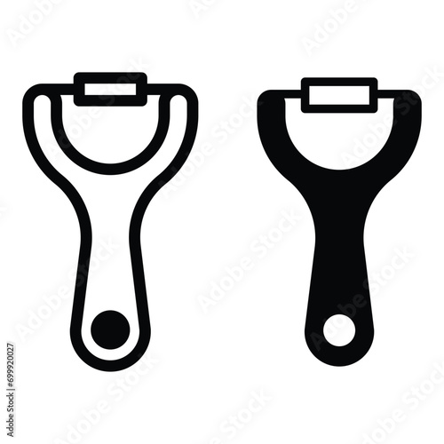 peeler icon for graphic and web design