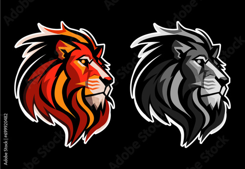 lion head mascot