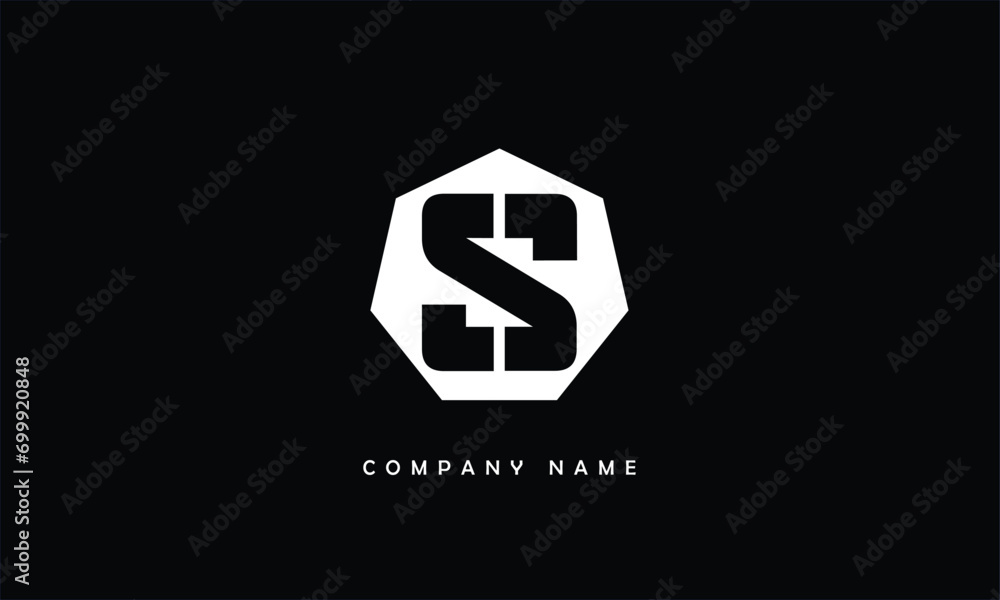 S, S abstract Letter Logo Monogram S, S abstract Letter Logo Monogram