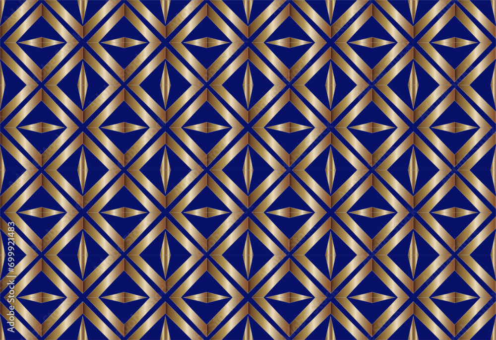 Abstract classic golden pattern. Seamless pattern with symmetric geometric ornament. For your design, Wallpaper, presentation, banner, page cover.
Abstract classic golden pattern. Seamless pattern with symmetric geometric ornament. For your design, Wallpaper, presentation, banner, page cover.