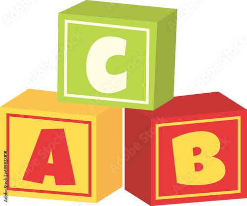 Alphabet Blocks Kids Toys Educational Game