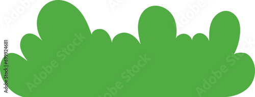 Green Bushes Illustration photo