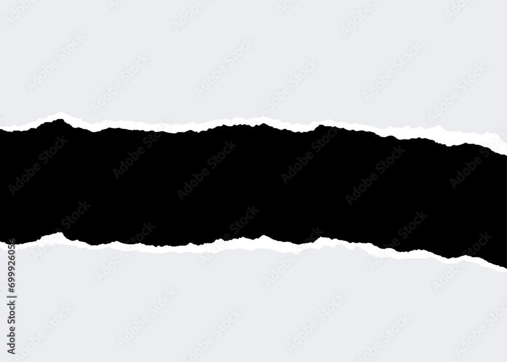 ripped white paper on a black isolated background vector eps
ripped white paper on a black isolated background vector eps