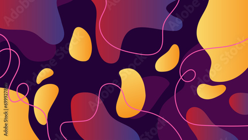 Abstract fluid gradient vector background