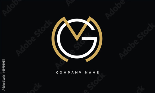 MG, GM, M, G Abstract Letter Logo Monogram