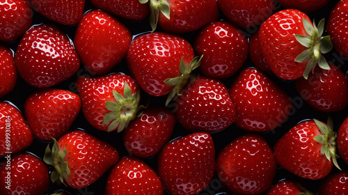 Fresh strawberries close-up