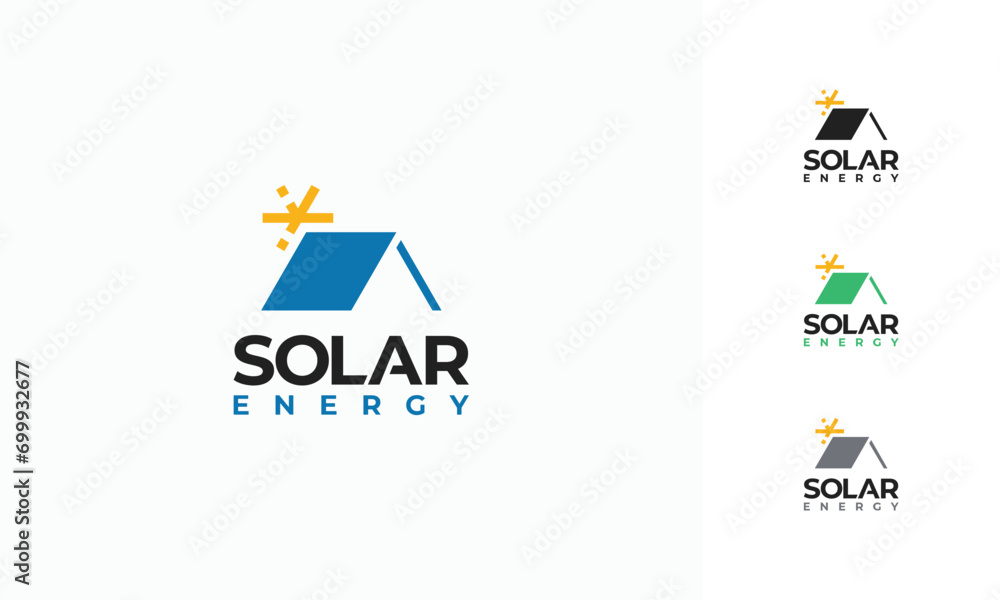 Solar Energy logo designs vector, Sun power logo, Solar energy with ...