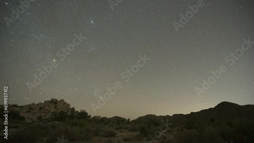 members of the cactus family grow, main cholla, ocotillo and Joshua trees.  The night sky is different when viewed from these separate locations.  Enjoy photo