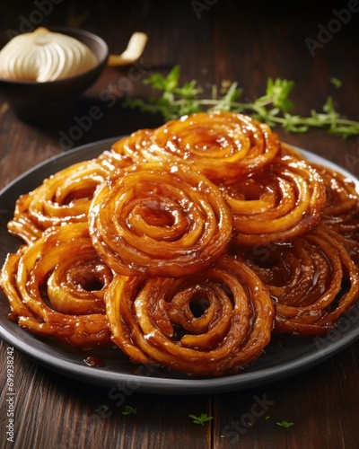 Honeymustard coated spirals These mouthwatering spirals are coated in a luscious honeymustard glaze, perfectly caramelizing the onions and adding a delightful tangysweetness to each bite.