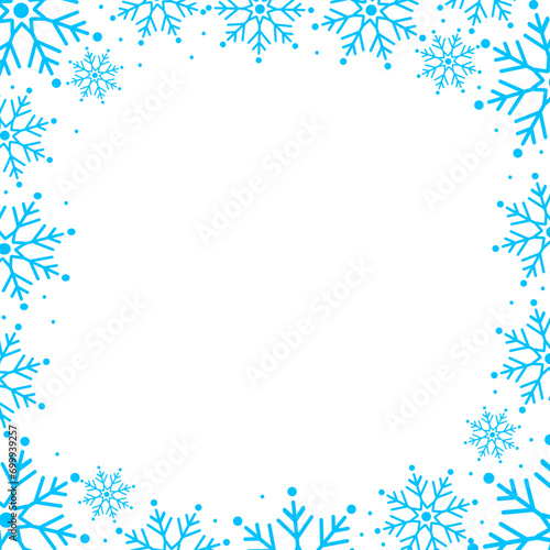 Snowflakes Frame