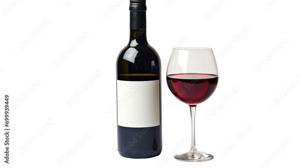 Bottle of wine pothography isolated on transparent and white background.PNG image. Bottle of wine pothography isolated on transparent and white background.PNG image.