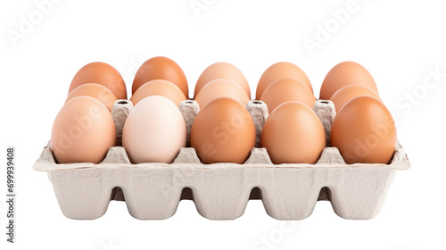 Eggs for sale ,Chicken eggs in egg  tray,isolated on white background.