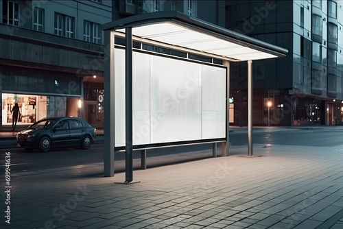 . billboard box light advertising .design advertisement product signboard station bus billboard Blank Media Digital © akkash jpg
