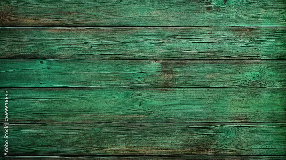 Green color wooden texture background - ai generative Green color wooden texture background - ai generative