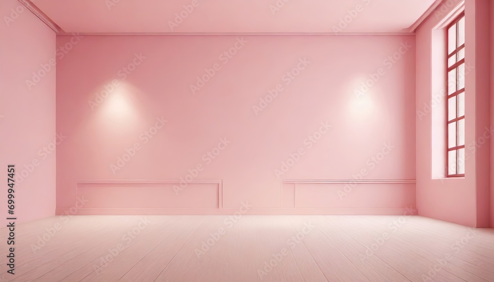 Pink empty room with wall for design purposes. Pink empty room with wall for design purposes.