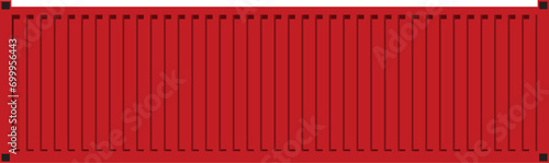 Shipping container design. Container vector design.