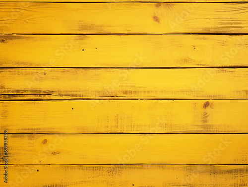 Wallpaper Mural Wooden texture background in yellow color - ai generative Torontodigital.ca