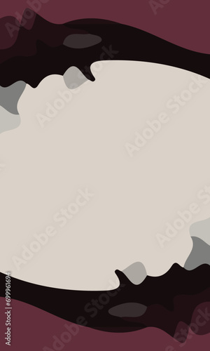 Aesthetic brown abstract background with copy space area. Suitable for poster and banner © Francini