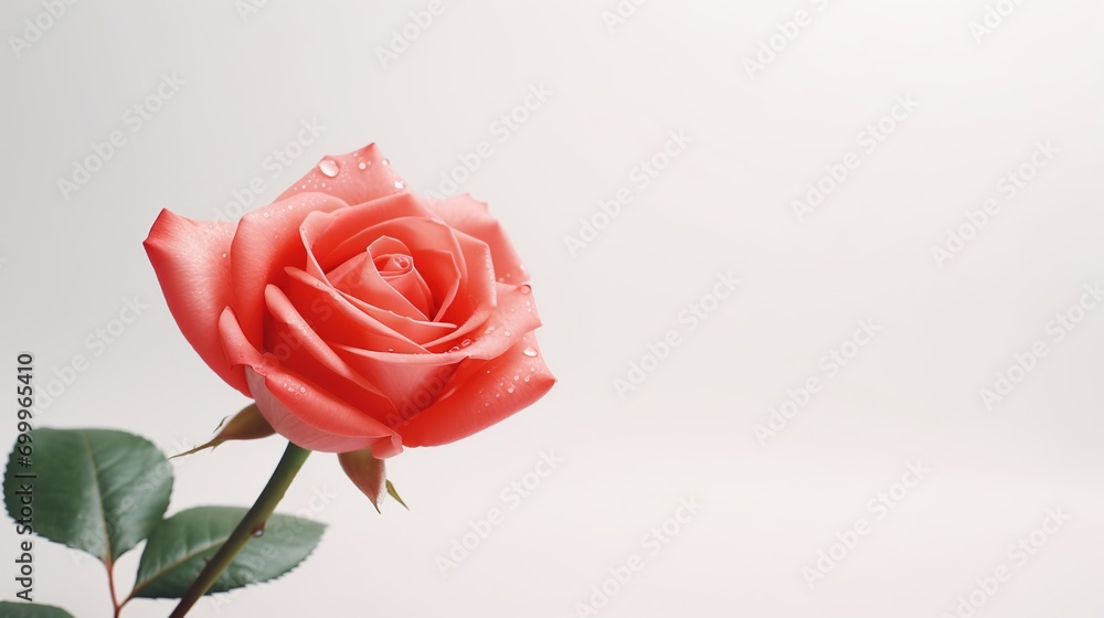 Rose on White Background with Copy Space. Presentation, Wallpaper, Love, Valentine, Flower
Rose on White Background with Copy Space. Presentation, Wallpaper, Love, Valentine, Flower