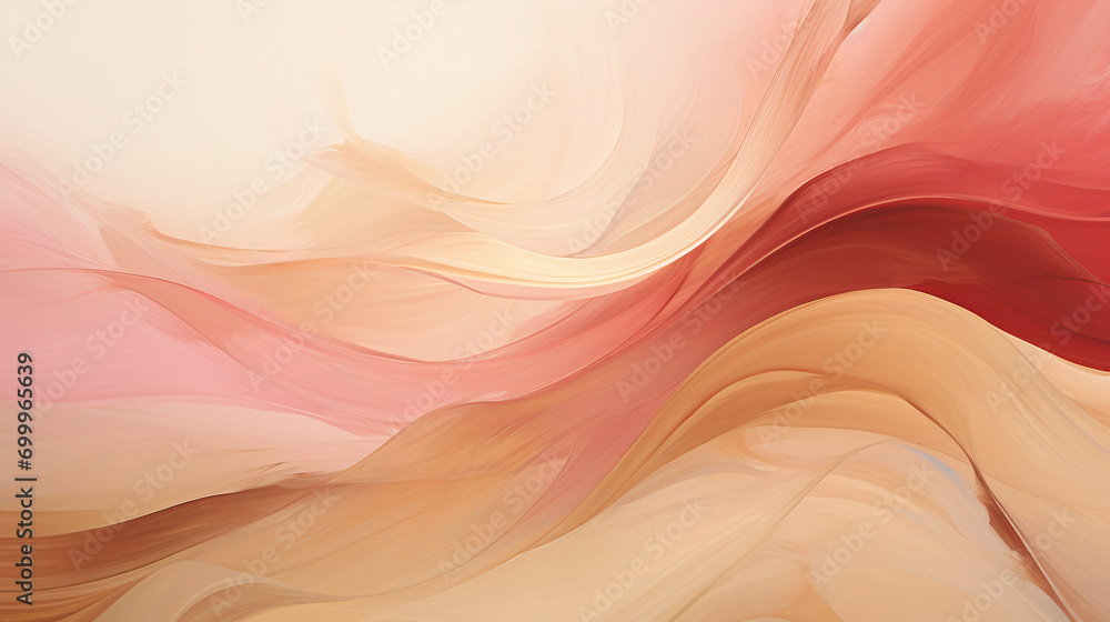 Abstract painted art background in beige red and golden Abstract painted art background in beige red and golden