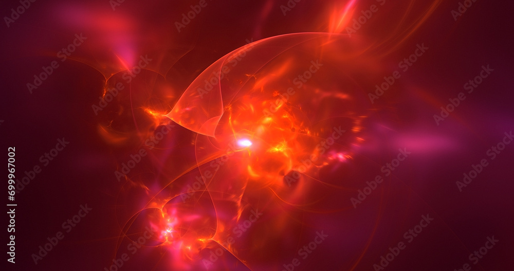 3D manual rendering abstract fractal light background 3D manual rendering abstract fractal light background