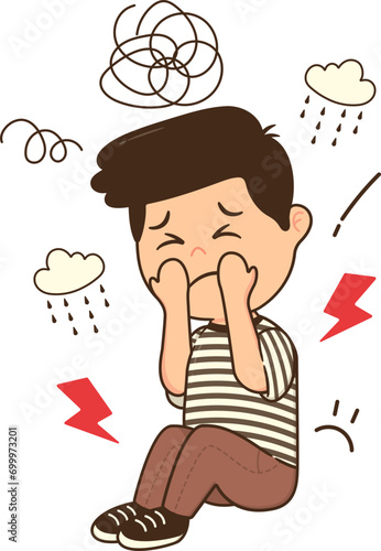 The Psychological Impact of Bullying makes Depressed Man