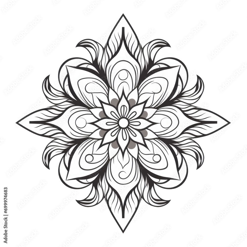 Tattoo design isolated on white or transparent background Tattoo design isolated on white or transparent background