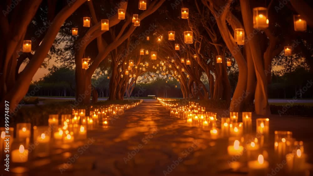 The path of candles leads to a dreamy destination, where you can get lost in each others company and cherish every moment together. The path of candles leads to a dreamy destination, where you can get lost in each others company and cherish every moment together.