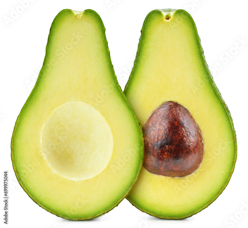 Avocado isolated on white background