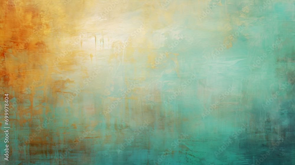 Abstract painted art background in green beige and golden Abstract painted art background in green beige and golden