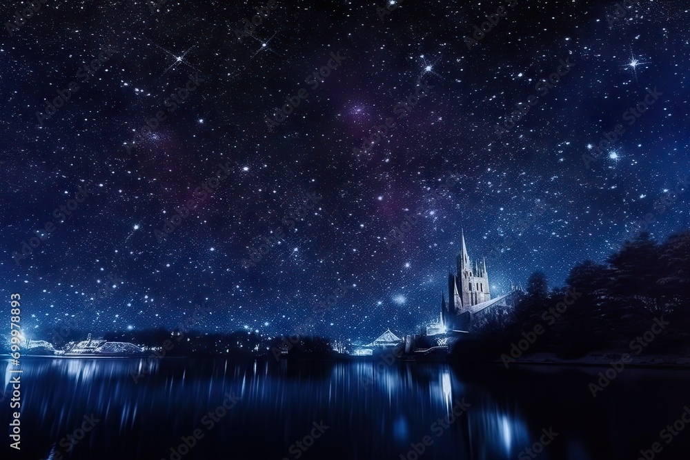 night christmas background sky starry night holy