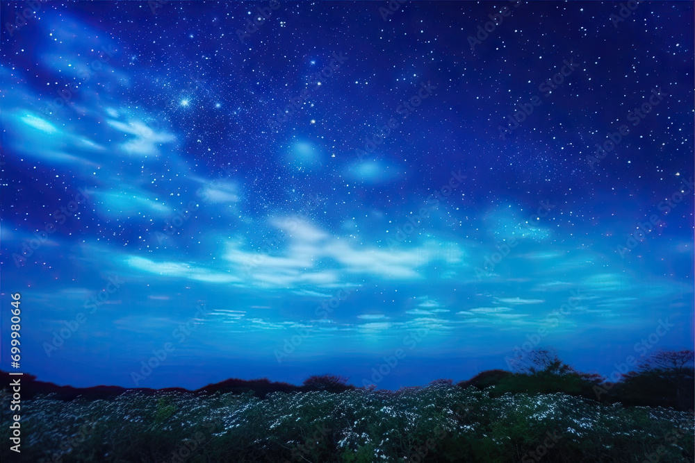 material background blue bright sky starry Clouds