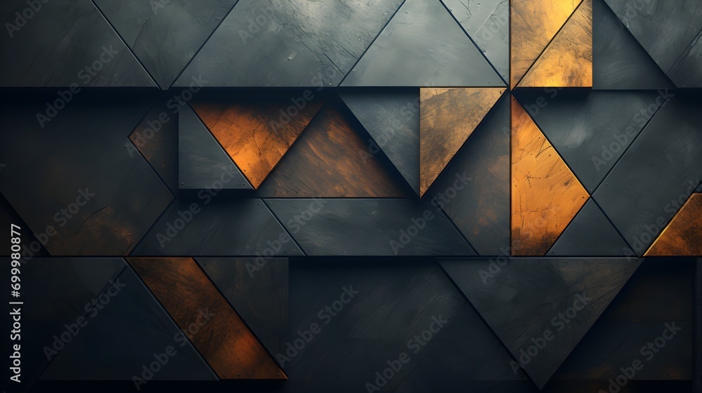 black orange gold stack of triangles Abstract Texture - Generative AI black orange gold stack of triangles Abstract Texture - Generative AI