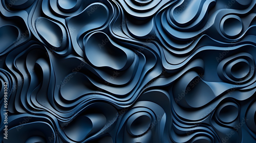 Obraz premium Pits have formed on the surface and there have been ripples around it Abstract Texture - Generative AI