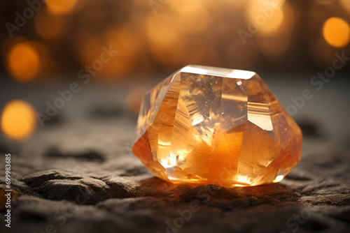 Beautiful Tangerine Quartz Crystal